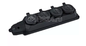 Розетка (колодка) удлинителя 4-м 16А с заземл. каучук TOKOV ELECTRIC TKE-C05- KK4-Z